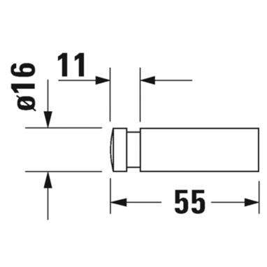 DURAVIT Крючок для ванной комнаты D-Code (0099041000)
