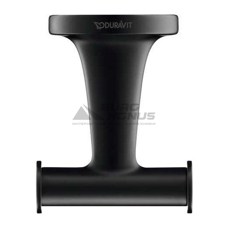 DURAVIT Крючок двойной для ванной комнаты STARCK T черный матовый (0099304600)
