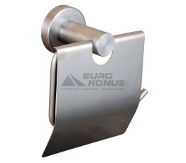 GLOBUS LUX Держатель туалетной бумаги с крышкой SS 8410