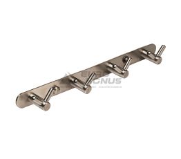 GLOBUS LUX Планка настенная с 4-мя крючками SS 8435-4