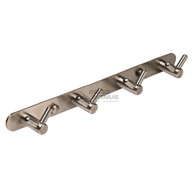GLOBUS LUX Планка настенная с 4-мя крючками SS 8435-4