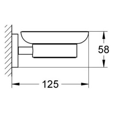 GROHE Мыльница ESSENTIALS (40444001)