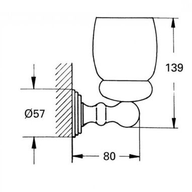 GROHE Держатель для стакана Sinfonia (40043IG0)
