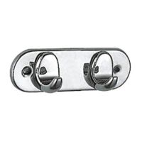 HAIBA Планка настенная с 2-мя крючками HB1505-2 (HB0451)
