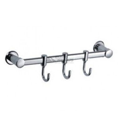 HAIBA Планка настенная с 3-мя крючками 230 мм HB205-3 (HB0489)