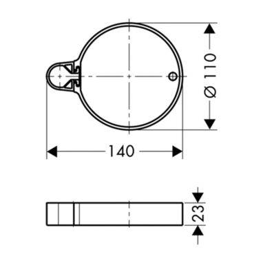 HANSGROHE Мыльница Casetta (28678000)