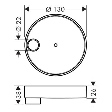 HANSGROHE Мыльница Casetta (28679000)