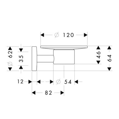 HANSGROHE Мыльница Logis (40515820)