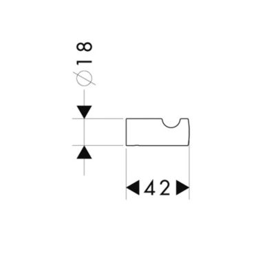 HANSGROHE Крючок для ванной комнаты Logis (40511820)