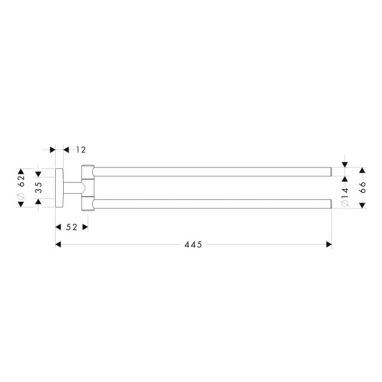 HANSGROHE Полотенцедержатель Logis (40512820)