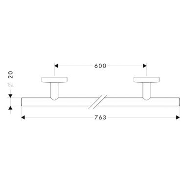 HANSGROHE Полотенцедержатель Logis (40516000)