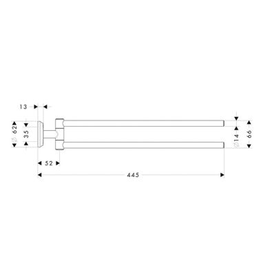 HANSGROHE Полотенцедержатель Logis (41612000)