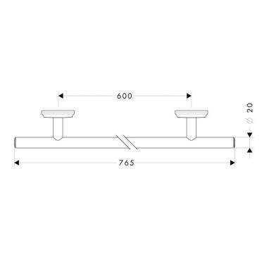 HANSGROHE Полотенцедержатель Logis (41616000)