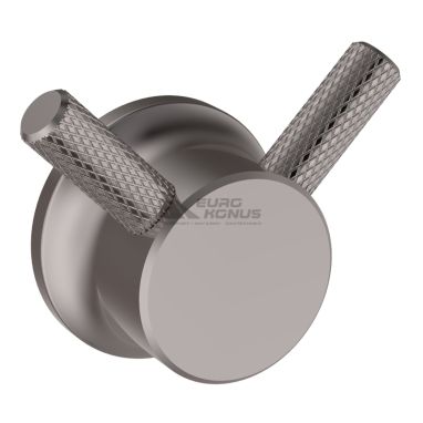IMPRESE Крючок двойной для ванной комнаты BRENTA графитовый хром (ZMK091908210)