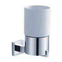 KRAUS Стакан с настенным держателем Aura KEA-14404 CH хром