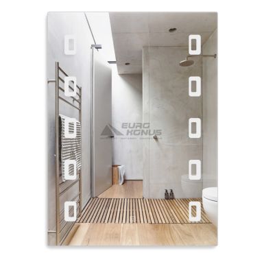 KRONER Зеркало с LED-подсветкой 700х500 мм KRM Belantis-ACS782 (CV022935)