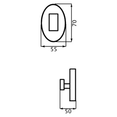 KRONER Крючок для ванной комнаты KRM Elbe-ACC2905-1 (CV022858)