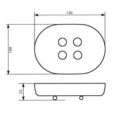 KRONER Мыльница KRM Rizze-ACC202 (CV022840)