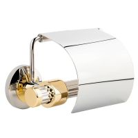 KUGU Держатель туалетной бумаги с крышкой Maximus 611C&G