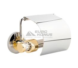 KUGU Держатель туалетной бумаги с крышкой Maximus 611C&G