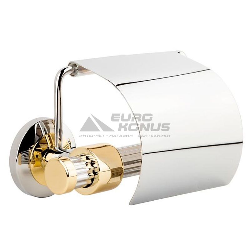 KUGU Держатель туалетной бумаги с крышкой Maximus 611C&G