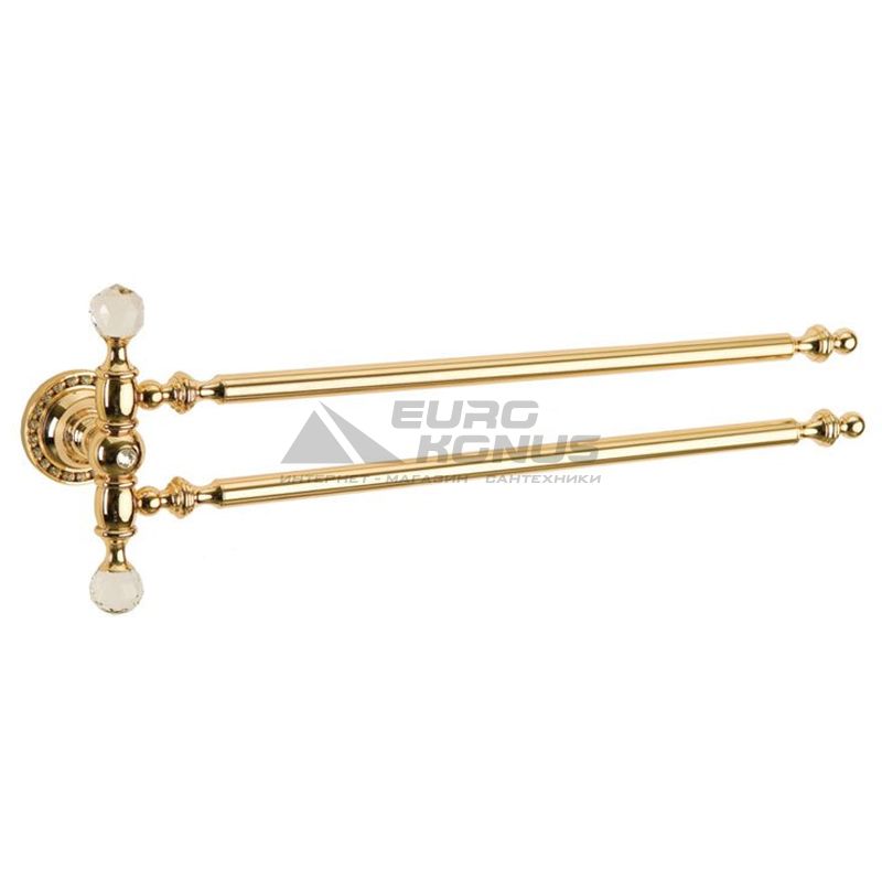 KUGU Полотенцедержатель двойной поворотный Swan 442G