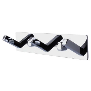 TOPAZ Планка настенная с 3-мя крючками TKB 9385-3