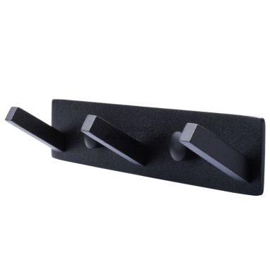 TOPAZ Планка настенная с 3-мя крючками TKB 9385-3-BL