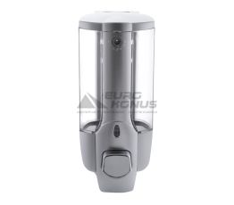 ZERIX Дозатор для мыла настенный LR407 Grey (ZX2718)