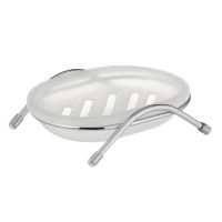 ZERIX Мыльница с двойным дном LR332-2 White (ZX2701)