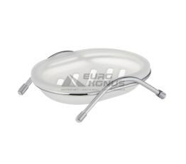 ZERIX Мыльница с двойным дном LR332-2 White (ZX2701)