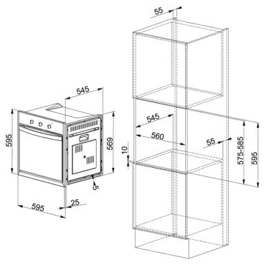 FRANKE Духовой шкаф электрический SMART PLUS SGP 62 M SH/F сахара (116.0541.714)