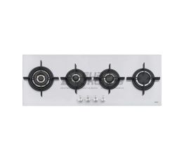 FRANKE Варочная поверхность газовая CRYSTAL FHCR 1204 3G TC HE WH C белый (106.0374.293)