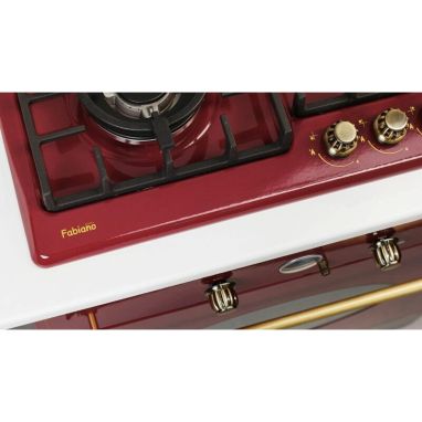 FABIANO Газовая варочная поверхность FHG-R 27-44 VGH-T Burgundy (8112.508.0196)