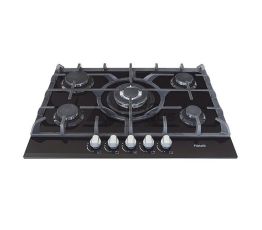 FABIANO Газовая варочная поверхность FHG 10-55 VGH-T Black Glass (8111.405.0313)