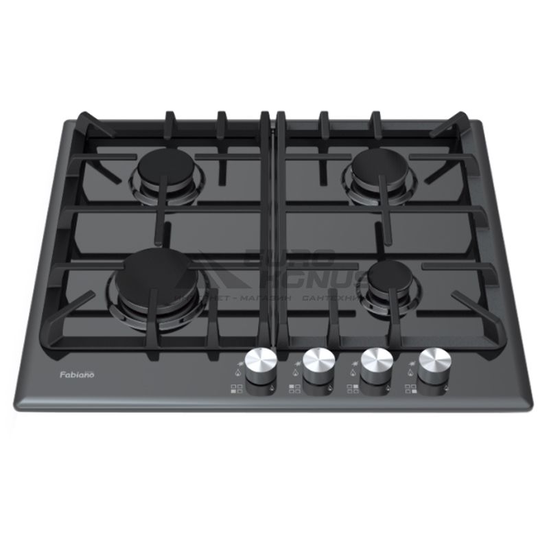 FABIANO Газовая варочная поверхность FHG 3044 VGH Black (8112.509.0689)