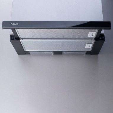 FABIANO Вытяжка телескопическая Slim 60 Lux Black Glass (8107.504.0428)