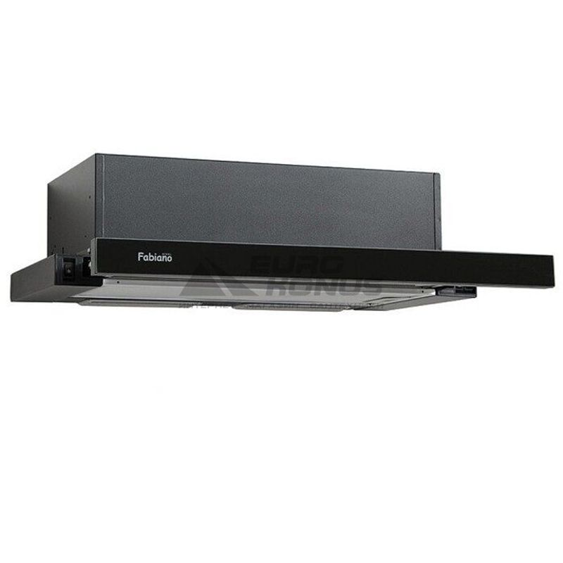 FABIANO Вытяжка телескопическая Slim 60 Lux Black Glass (8107.504.0428)