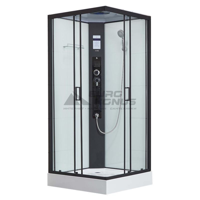 DUSEL Душевой гидробокс с крышей DSC-DU513-90B