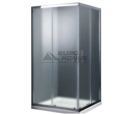 DUSEL Душевая кабина без поддона шиншилла 800x800x1900 мм A-513