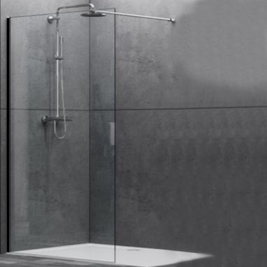 DUSEL Душевая перегородка WL171B 140x200 профиль black matt, стекло прозрачное