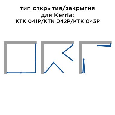DEANTE Душевая кабина без поддона Kerria KTK 041P