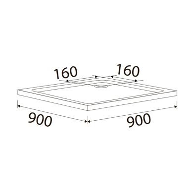 VOLLE Душевой поддон (PUF) Benita (10-22-905tray)