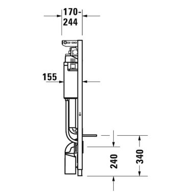 DURAVIT Инсталляция для унитаза DURASYSTEM (WD1001000000)