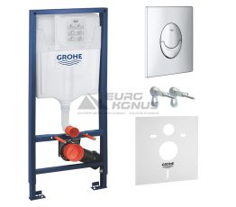 GROHE Инсталляция для унитаза 4 в 1 RAPID SL (38721001+37131000)