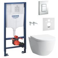 LAUFEN Комплект: инсталляция+унитаз подвесной с сидением PRO Rimless (H820966+H8969513B+38772001+37131000)