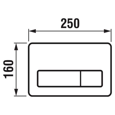 JIKA Клавиша смыва Dual Flush (H8936630040001)