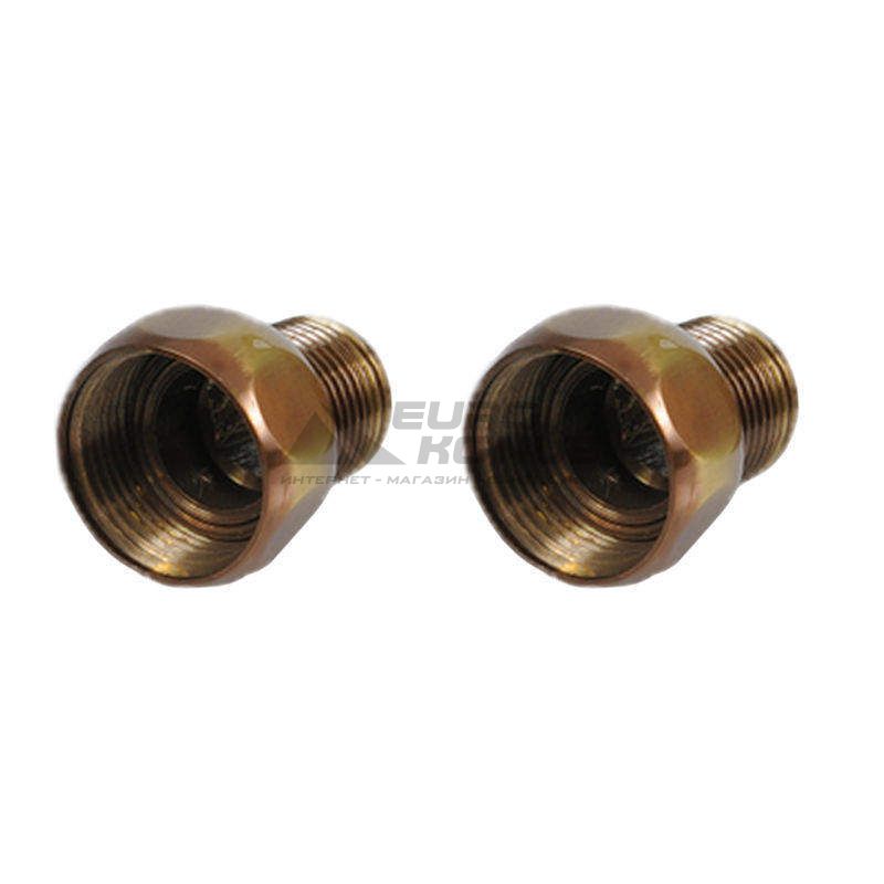 АЗОЦМ Соединение прямое 3/4"x3/4" (П21100078300000) античная бронза, пара