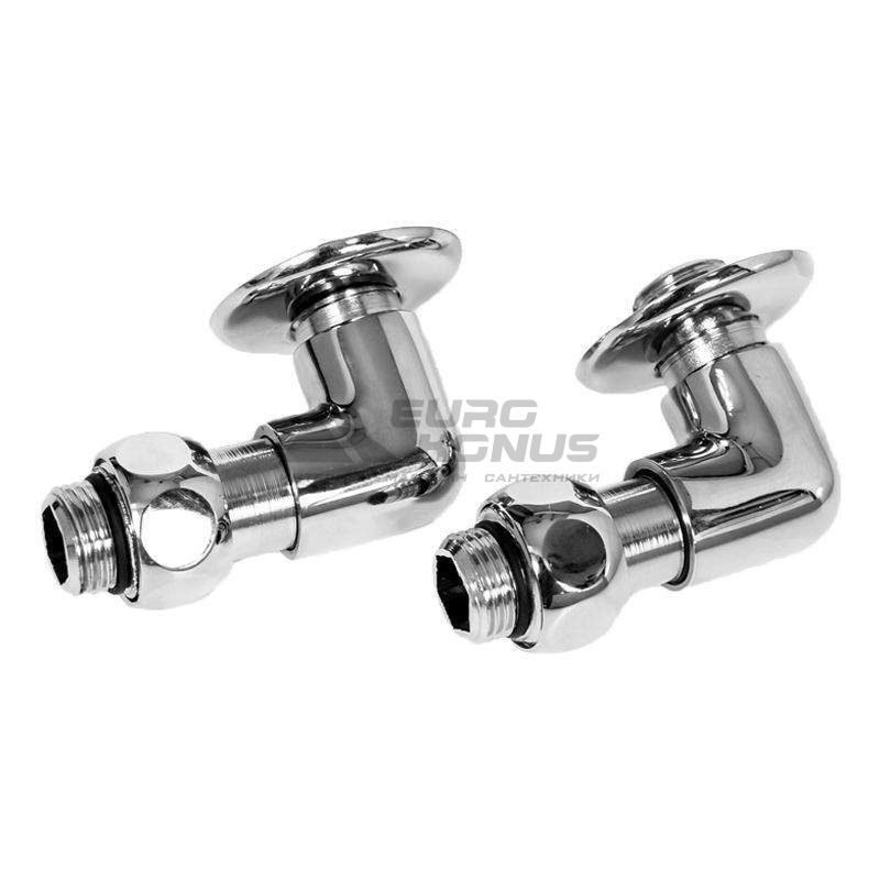 АЗОЦМ Соединение угловое ЛХ-П 3/4"x1/2" (П21100061900000) хром, пара