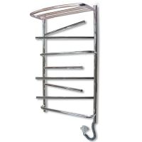 ELNA Полотенцесушитель электрический правосторонний с ВКЛ Элна-9 Slim (950х530х280 мм) нержавеющая сталь